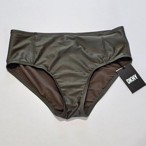 DKNY Seahigh Waist Bikini Bottoms - Picture 2 of 7